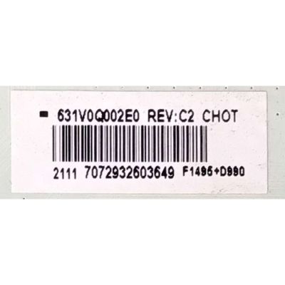 KIT DE TARJETAS PARA TV TOSHIBA / MAIN 631V0Q002E0 / VTV-L55736 / 7072932603649 / FUENTE 1T920000800 / FSP146-2FS01 / 03-1T920000800 / T-CON 3CCBB50001 / CV500U2-T01-CB-1 / DISPLAY CV500U2-T01 / MODELO 50LF621U21 - Imagen 3